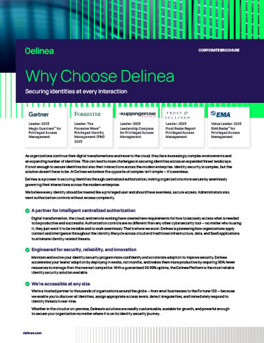 Delinea Corporate Brochure