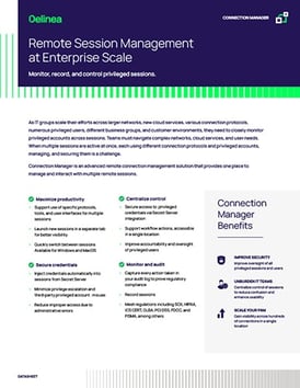 Remote Session Management at Enterprise Scale