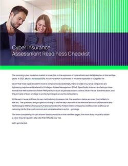 Cyber Insurance Assessment Readiness Checklist