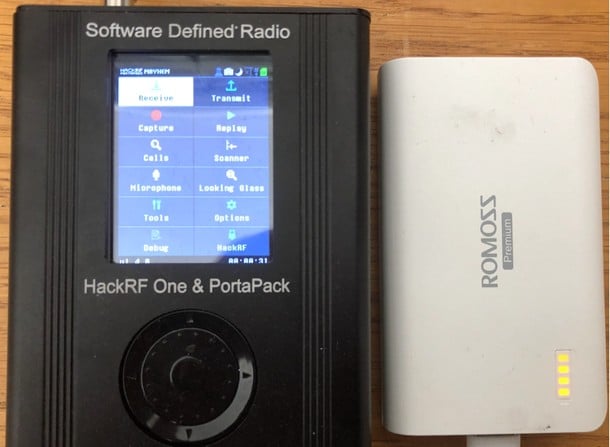 HackRF One with PortaPack