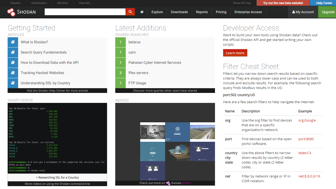 Shodan Screenshot